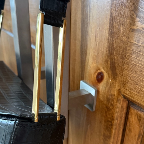 DeMellier BERGEN BAG - CROC EFFECT BLACK - Picture 5 of 13